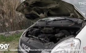 Capot ouvert dans un garage clandestin, 90' Enquêtes sur TMC